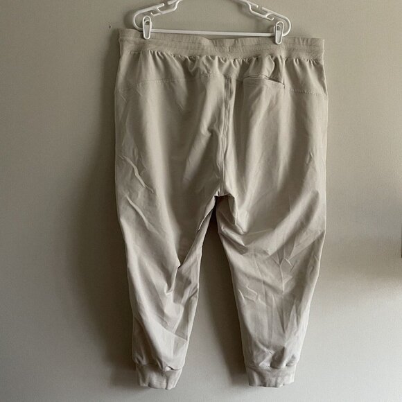 Old Navy Wmn Plus XXL Beige Drawstring Waist Pocketed Dry Quick Jogger Pants - Picture 5 of 8